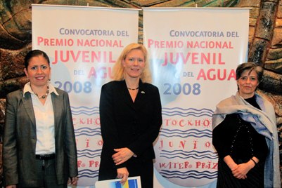 <b>· Abre la Convocatoria del Premio Nacional Juvenil del Agua 2008; el proyecto ganador representará a México en el Premio Estocolmo Juvenil del Agua...